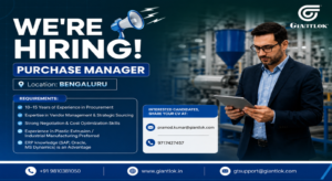 Job Opening: Purchase Manager